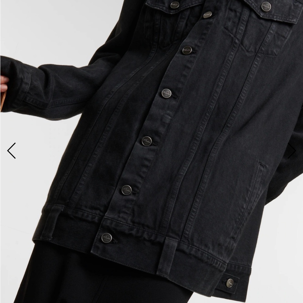 KHAITE Ross black denim jacket - Picture 4 of 14